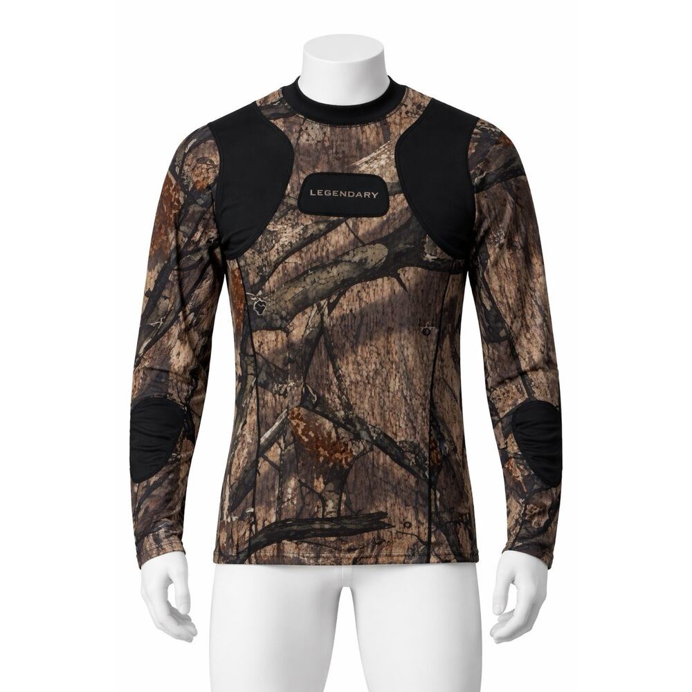 Legendary Whitetail Padded Camo Shirt Hunting Outdoors RN#115841 Sz 2XL